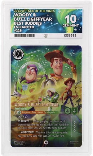 Disney lorcana woody - lorcana, buzz